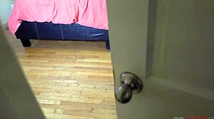 I was creeping on my hot teen step sis paige owens