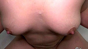 Babe With Blue Eyes Sucks A Shaft