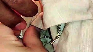 Caught sister's husband jerking off, gave him my ass.