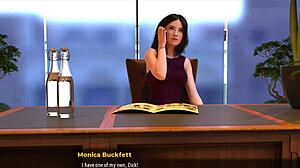 Why is sexy bitch Christine stripping naked at the fuel station?