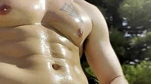 I enjoy oily masturbation outdoors in public.