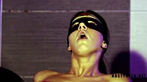 Horny Darth Vader Squirts on Wonder Woman's Face in Cosplay Party