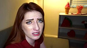 tyler steel gets fucked hard by his horny redhead stepsister aria carson