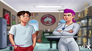 Teen 18+ Cums Quickly in Teacher's Summertime Saga