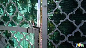 Yngr - hot teen gets fucked on the backyard table