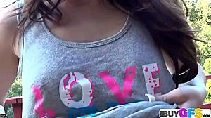 Britney Enjoys Outdoor Solo Session