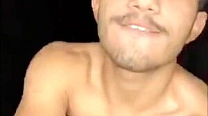 Gay Solo Guy Jerks Off to Cum