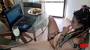 Bruno H0t Fucks Big Ass Teen Until She Can't Take It