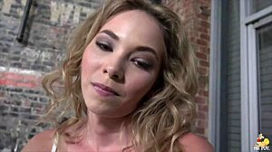 Submissive Shoplifter Angel Smalls Gets Bent Over for Cumshot