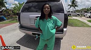 Stacy, 'Give Me That Cock!' Blowjob In Public