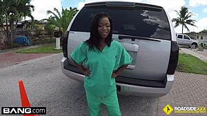 Stacy, 'Give Me That Cock!' Blowjob In Public