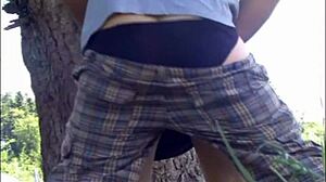 je baise une milf en pleine nature