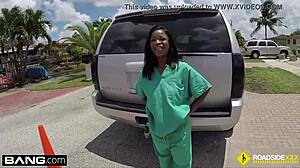 Stacy, 'Give Me That Cock!' Blowjob In Public