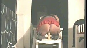 Mature Woman Finds Pleasure With Toys On Terrace