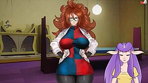 dragon ball divine adventure part 57 android 21 encounters monster in adventure