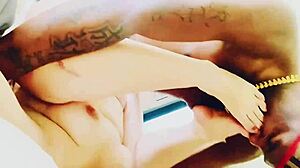 hey, that hot blonde pawg with blue eyes is licking my cum off her butt right now