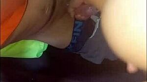 Stepmom welcomes me home with deep blowjob and intense fucking desire