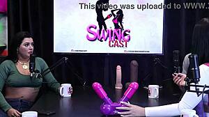 she shows tits after losing jerk-off bet