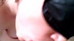 Blasting her face with cum 😏