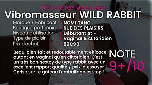 She tries the new wild rabbit vibrator and absolutely adores it, moaning loudly.