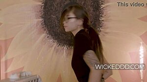 couple tommy king and lucas frost don't care who they offend with shaved pussy riding