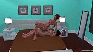 She pounds me rough with a strapon in this lesbian fuck