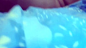 Ever seen a lesbian step-mom masturbate on Halloween? Homemade pussy play leads to orgasm!