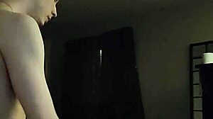 Lilith and Odin play with toys in bondage couple scene