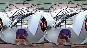 adorable latina feels intense pleasure in vr fuck