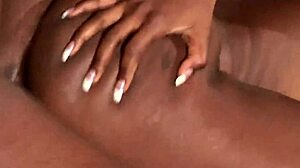 Black college girl receives a blowjob lesson with monster cock deepthroat!