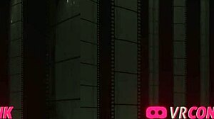 Vrconk's sexy young black teen riding hard in cowgirl