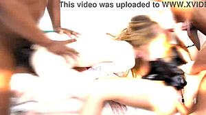 Insane Fuckfest with Cherry Kiss and Lana Bunny vs Six Guys