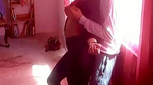 Milf Visited By Her Favorite Young Man She Starts Dancing And Twerking Her Nice Ass And Gives Deepthroat To His Long Dick