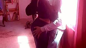 Milf Visited By Her Favorite Young Man She Starts Dancing And Twerking Her Nice Ass And Gives Deepthroat To His Long Dick