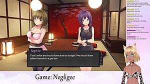 Vtuber Lewdneko Plays Negligee Part 6