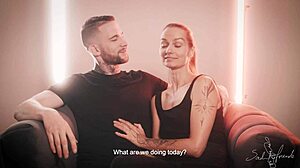 Black shiny pants hot and steamy pov action fingering and anal play lustery