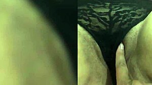 Fat woman with huge boobs enjoys her hobbies