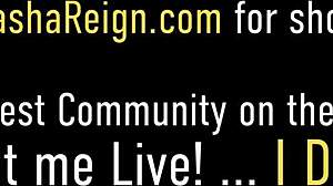 Man, ik vind het geweldig hoe Christie Stevens en busty Tasha Reign naar orgasme vibreren!