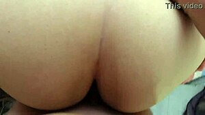 Huge ass gapes wide during bound anal