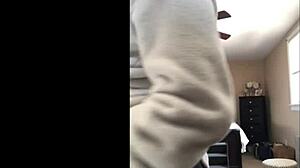 Does this blonde slut love her vibrator in her ass?