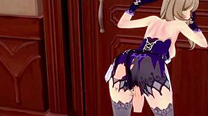 i’m obsessed with lisa getting drilled in pov genshin impact!