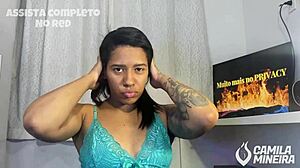 Wife Can't Resist Showing Off in Pajamas to Neighbor