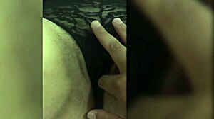 Fat woman with huge boobs enjoys her hobbies