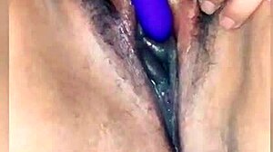 Horny Thick Wife Masturbating Her Plump Pussy