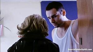 Samantha Morton shows off big tits in steamy blowjob scene.