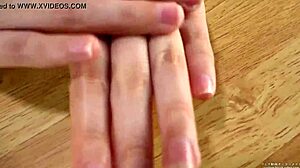 Wet hand fetish with contrasting sensations and intriguing touches