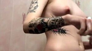 I shower and finger my beautiful pussy.