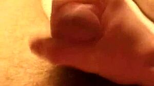 Horny Bisexual Guy Jerks Off Solo For Intense Cumshot