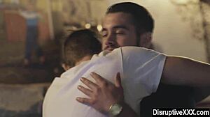 homophobic guy gets taken by gay step-brother in rough play