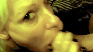 Danish Tina SUCKS COCK, Gets FACE COVERED in CUM